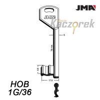 JMA 221 - klucz surowy - HOB-1G/36